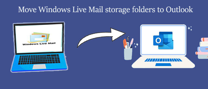 How to move Windows Live Mail storage folders to Outlook 2021/2019/2016?